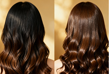 Before & After the Keratin Hair Treatment?