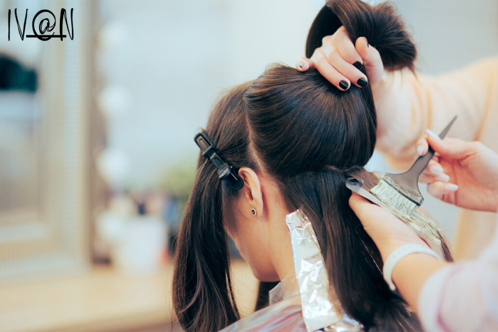 chemical hair treatment service
