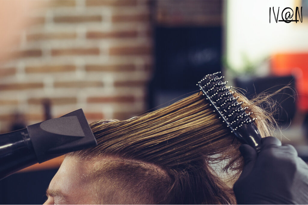 styling mens long hair